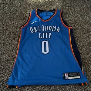 Nike Oklahoma City jersey. Westbrook 0. Never worn. Size XL